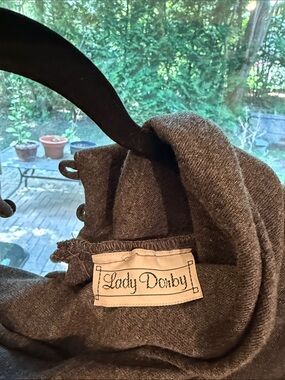 Lady Dorby Grey Knit Sweater Dress